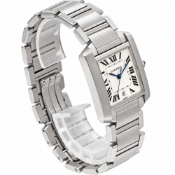 Cartier Tank Large W51002Q3 Stainless Steel Watch